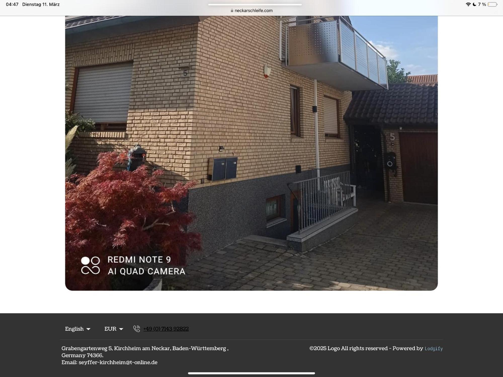 Moderne Ferienwohnung Neckarschleife Mit Klimaanlage Kirchheim am Neckar Bagian luar foto